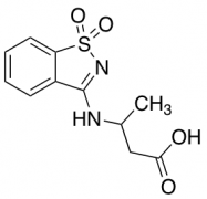 3-[(1,1-Dioxo-1,2-benzothiazol-3-yl)amino]butanoic Acid