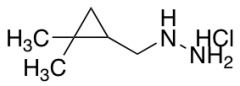 [(2,2-dimethylcyclopropyl)methyl]hydrazine hydrochloride