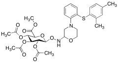 4-[2-[(2,4-Dimethylphenyl)thio]phenyl]-morpholinyl-2-N-1-O-amino-&beta;-D-glucopyranur