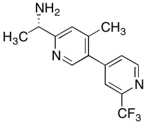 (&alpha;S)-&alpha;,4-Dimethyl-2'-(trifluoromethyl)[3,4'-bipyridine]-6-methanamine