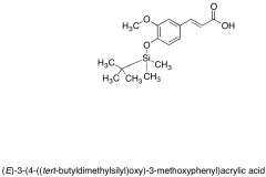 (2E)-3-[4-[[(1,1-Dimethylethyl)dimethylsilyl]oxy]-3-methoxyphenyl]-2-propenoic Acid