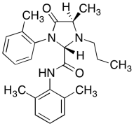 rac-trans-N-(2,6-Dimethylphenyl)-4-methyl-1-(2-methylphenyl)-5-oxo-3-propylimidazolidine-2