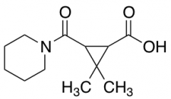 2,2-Dimethyl-3-(piperidin-1-ylcarbonyl)-cyclopropanecarboxylic Acid