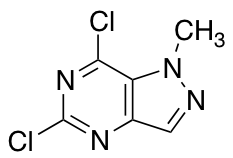 5,7-dichloro-1-methyl-1H-pyrazolo[4,3-d]pyrimidine