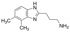 [3-(4,5-dimethyl-1H-benzimidazol-2-yl)propyl]amine dihydrochloride hydrate