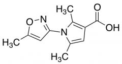 2,5-dimethyl-1-(5-methyl-1,2-oxazol-3-yl)-1H-pyrrole-3-carboxylic Acid
