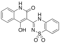 3-(1,1-Dioxido-2H-1,2,4-benzothiadiazin-3-yl)-4-hydroxy-2(1H)-quinolinone