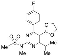 N-[5-(1,3-Dioxolan-2-yl)-4-(4-fluorophenyl)-6-(1-methylethyl)-2-pyrimidinyl]-N-methylmetha