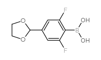 4-(1,3-Dioxolan-2-yl)-2,6-difluorophenylboronic Acid