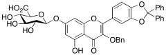 2-(2,2-Diphenyl-1,3-benzodioxol-5-yl)-5-hydroxy-3-phenylmethoxy-4H-1-benzopyran-4-one 7-O-