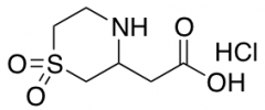 2-(1,1-dioxo-1lambda6-thiomorpholin-3-yl)acetic acid hydrochloride