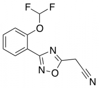 2-{3-[2-(Difluoromethoxy)phenyl]-1,2,4-oxadiazol-5-yl}acetonitrile