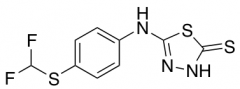 5-({4-[(Difluoromethyl)sulfanyl]phenyl}amino)-1,3,4-thiadiazole-2-thiol