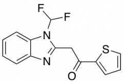 2-[1-(Difluoromethyl)-1H-1,3-benzodiazol-2-yl]-1-(thiophen-2-yl)ethan-1-one