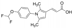 3-{1-[4-(Difluoromethoxy)phenyl]-2,5-dimethyl-1H-pyrrol-3-yl}prop-2-enoic Acid