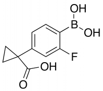 1-[4-(Dihydroxyboranyl)-3-fluorophenyl]cyclopropane-1-carboxylic acid