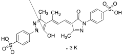 4-[4,5-Dihydro-4-[3-[5-hydroxy-3-methyl-1-(4-sulfophenyl)-1H-pyrazol-4-yl]-2-butenylidene]