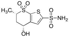 (4R,6S)-rel-5,6-Dihydro-4-hydroxy-6-methyl-4H-thieno[2,3-b]thiopyran-2-sulfonamide 7,7-Dio