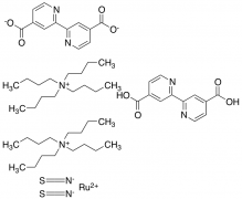 Di-tetrabutylammonium cis-Bis(isothiocyanato)bis(2,2&rsquo;-bipyridyl-4,4&rsquo;-d