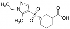 1-[(1-Ethyl-5-methyl-1H-pyrazol-4-yl)sulfonyl]piperidine-3-carboxylic Acid