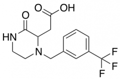 {3-Oxo-1-[3-(trifluoromethyl)benzyl]piperazin-2-yl}acetic Acid