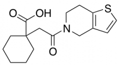 1-(2-Oxo-2-{4H,5H,6H,7H-thieno[3,2-c]pyridin-5-yl}ethyl)cyclohexane-1-carboxylic Acid