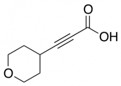 3-(oxan-4-yl)prop-2-ynoic acid