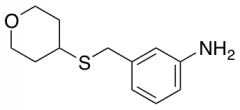 3-[(oxan-4-ylsulfanyl)methyl]aniline
