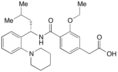 3-ethoxy-4-[[[(1S)-3-methyl-1-[2-(1-piperidinyl)phenyl]butyl]amino]carbonyl] Benzeneacetic