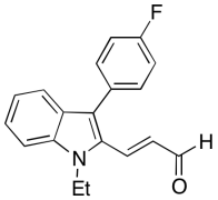 (E)-3-[1-Ethyl-3-(4-fluorophenyl)-1H-indol-2-yl]-2-propenal