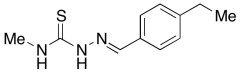 2-[(4-Ethylphenyl)methylene]-N-methylhydrazinecarbothioamide