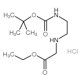 Ethyl N-[(2-Boc-amino)ethyl]glycinate hydrochloride
