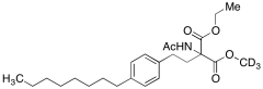 1-Ethyl 3-methyl 2-acetamido-2-(4-octylphenethyl)malonate-d3