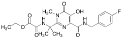Ethyl 2-[[1-[4-[[[(4-fluorophenyl)methyl]amino]carbonyl]-1,6-dihydro-5-hydroxy-1-methyl-6