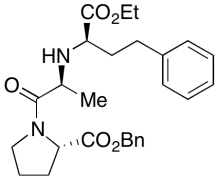 (R)-1-[N-[1-(Ethoxycarbonyl)-3-phenylpropyl]-L-alanyl]-L-proline Phenylmethyl Ester