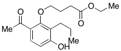Ethyl 4-​(6-​Acetyl-​3-​hydroxy-​2-​propylphenoxy)​butyrate