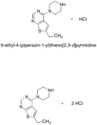 6-Ethyl-4-(1-piperazinyl)thieno[2,3-d]pyrimidine Hydrochloride