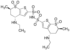 (4S,6S)-4-(Ethylamino)-N-(((4R,6R)-4-(ethylamino)-6-methyl-7,7-dioxido-5,6-dihydro-4H-thie