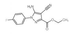 Ethyl 5-amino-4-cyano-1-(4-fluorophenyl)pyrazole-3-carboxylate