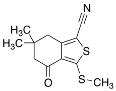 6,6-Dimethyl-3-(Methylthio)-4-Oxo-4,5,6,7-Tetrahydrobenzo[C]Thiophene-1-Carbonitrile
