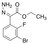 Ethyl (2Z)-2-(3-bromo-2-fluorophenyl)-2-hydrazinylideneacetate