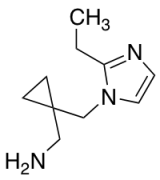 ({1-[(2-Ethyl-1H-imidazol-1-yl)methyl]cyclopropyl}methyl)amine