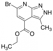 ethyl 6-bromo-3-methyl-1H-pyrazolo[3,4-b]pyridine-4-carboxylate