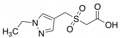 {[(1-Ethyl-1H-pyrazol-4-yl)methyl]sulfonyl}acetic Acid