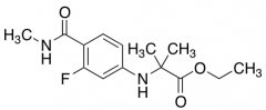 ethyl 2-(3-fluoro-4-(methylcarbamoyl)phenylamino)-2-methylpropanoate