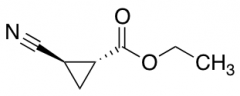 trans-ethyl (1R,2R)-2-cyanocyclopropane-1-carboxylate