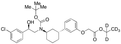 Ethyl 2-(3-((1R,3R)-3-((tert-Butoxycarbonyl)((R)-2-(3-chlorophenyl)-2-hydroxyethyl)amino)c