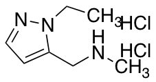 [(1-ethyl-1H-pyrazol-5-yl)methyl](methyl)amine dihydrochloride