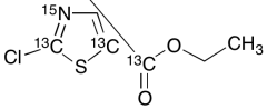 Ethyl 2-Chlorothiazole-5-carboxylate-13C3,15N