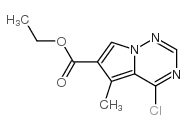 Ethyl 4-chloro-5-methylpyrrolo[1,2-f][1,2,4]triazine-6-carboxylate